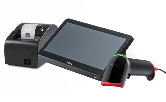 POS-система АТОЛ Mark Optima ( АТОЛ 50Ф без ФН, POS-терминал, 11.6", Windows 10 IoT, Frontol 6, 2D-сканер Impulse 12).